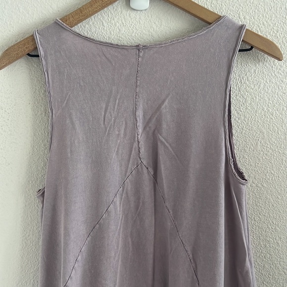 Free People We The Free Name Longline Tunic Tank Purple Hue Small - Picture 8 of 8